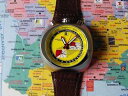 yzrare yellow sorna bullhead automatic worldtime accurist bracelet fast amp; free