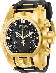【送料無料】invicta mens reserve quartz gold plated stainless steel silicone watch 25607 【送料無料】invicta mens reserve quartz gold plated stainless steel silicone watch 25607