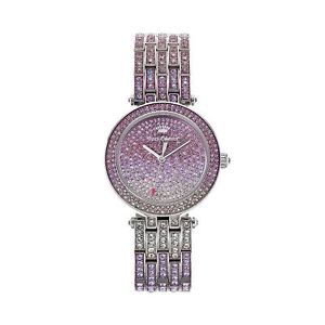 ジューシークチュール 【送料無料】juicy couture womens victoria stainless steel bling watch
