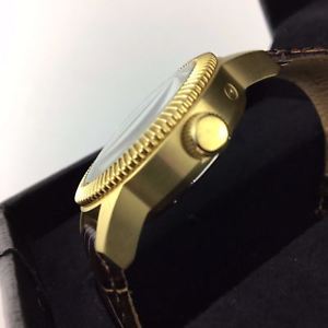 【送料無料】moscow time open heart automatic wrist watch with genuine leather strap