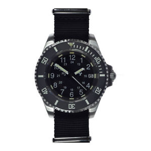 【送料無料】mwc automatico acciaio trizio zaffiro data ceramica tessuto nato orologio uomo