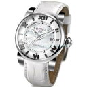 【送料無料】orologio automatico uomo locman toscano 0590v1200mwpsw vera pelle bianco