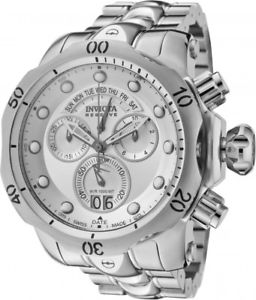 【送料無料】invicta mens venom swiss quartz chronograph stainless steel 100m watch 1537