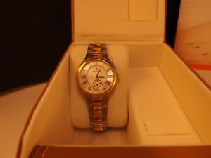 【送料無料】preowned philip stein signature twotone quartz watch needs power cell [kf08]