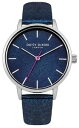 yzdaisy dixon naomi ladies blue glitter strap watch dd032us rrp 45