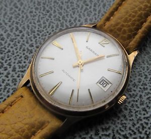 【送料無料】vintage garrard quality 9ct gold gentlemens wrist watch 【送料無料】vintage garrard quality 9ct gold gentlemens wrist watch