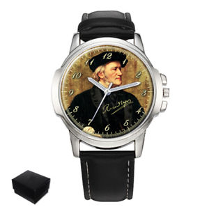 【送料無料】richard wagner composer gents mens wrist watch gift engraving 【送料無料】richard wagner composer gents mens wrist watch gift engraving
