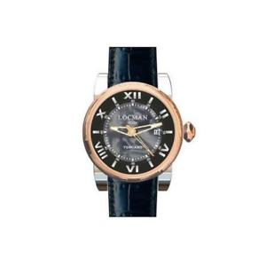 orologio automatico uomo locman toscano 0590v130rmkpsk vera pelle nero ros