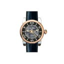 【送料無料】orologio automatico uomo locman toscano 0590v130rmkpsk vera pelle nero ros(2)