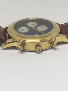 【送料無料】bucherer quartz 26 jewel chronograph watch, working and good condition