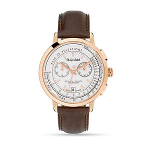 【送料無料】philip watch grand archive crono rosa e bianco data r8271698001 pelle ott16 【送料無料】philip watch grand archive crono rosa e bianco data r8271698001 pelle ott16