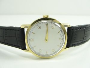 【送料無料】vintage swiss made herrenuhr 14kt585 gold kal eta 1080 men watch orologio