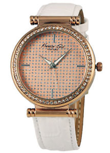 【送料無料】kenneth cole york kcw2005 womens analog watch white leather strap 【送料無料】kenneth cole york kcw2005 womens analog watch white leather strap