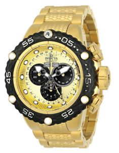 21676 invicta 512mm mens subaqua noma vi goldtone stainless steel watch