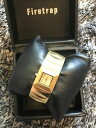 【送料無料】 in box firetrap gold metal watch needs battery(2)