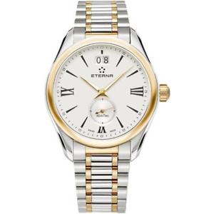 【送料無料】eterna womens kontiki 364mm two tone steel case quartz watch 127053121732