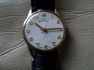 【送料無料】vintage gents buler watch hand winding swiss made not working