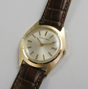 【送料無料】longines gents solid 14k gold 