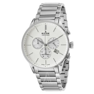 【送料無料】edox les vauberts chronograph mens quartz watch 104093aain