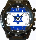 【送料無料】flag of israel gt series sports wrist watch