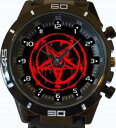 yzbleeding satan pentagram gt series sports wrist watch fast uk seller