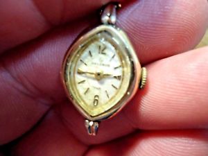 【送料無料】4 vintage ladys elgin, bulova, helbros gruen 10k gold plate filled, rgp watches