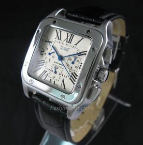 【送料無料】jaragar watches mens military luxury automatic leather wristwatch classic elega