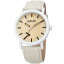 ̵mens august steiner as8238wt signature seven genuine leather canvas strap watch