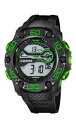 yzcalypso watches chrono k56912 schwarz neon grn neu 1 batterie extra