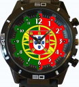 yzflag of portugal gt series sports wrist watch