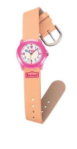 【送料無料】scout crystal kinderuhr 280305004 fr mdchen analog leder