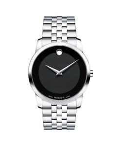 ̵ movado mens museum classic stainless steel watch 0606504