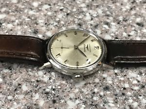 【送料無料】1962 classic ss longines c350 automatic wristwatch serviced