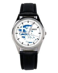 【送料無料】griechenland griechische gast geschenk artikel uhr b1094