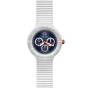 【送料無料】hip hop orologio uomo multifunzione hwu0180 silicone bianco quarzo grande gomma
