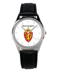 【送料無料】norwegen norge norway noreg oslo wappen uhr 20112b