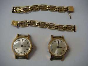 【送料無料】lot plaqu or 2 montres kelton rparer 1 bracelet montre ancien vbb510