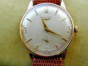 【送料無料】9k 1965 solid gold longines ge