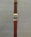 【送料無料】montre ancienne movado curviplan hooded cal510 or 18k fonctionne parfaitem...