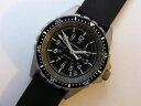 【送料無料】36mm marathon medium automatic diver swiss made 300m diver ruby stone blas...
