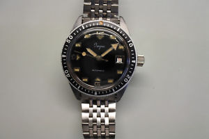 【送料無料】vintage impec diver with killer patina big crown