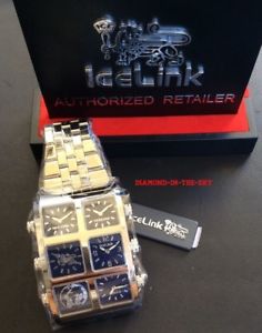 【送料無料】icelink watch generation 6 tz time zone kai gold stone blue yerevan edition ss