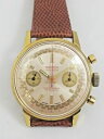 【送料無料】gruen precision chronograph gold plate vintage windup serviced cal 7733