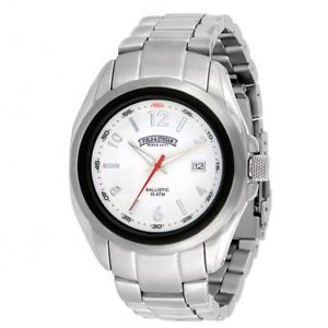 【送料無料】field amp; stream mens f187gwbs ballistic armortech stainless steel bracelet watch