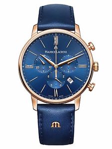 【送料無料】authorized dealer maurice lacroix el1098pvp014111 eliros chronograph watch