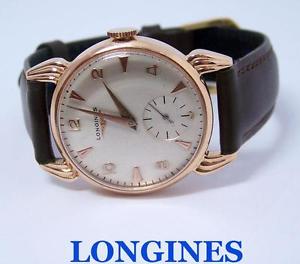 【送料無料】vintage 14k rose longines mens