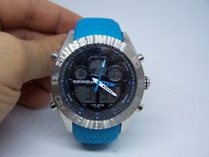 ̵quiksilver the fifty50 qs1017blsv 45mm analog digital chronograph watch