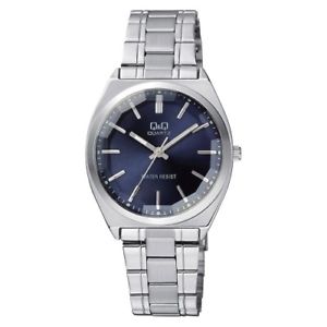 【送料無料】orologio qamp;q glam acciaio donna blu qa74j212y