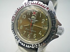 【送料無料】vintage watch russo boctok paracadutista komandirskie