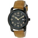 【送料無料】timex t2p133, mens brown leath